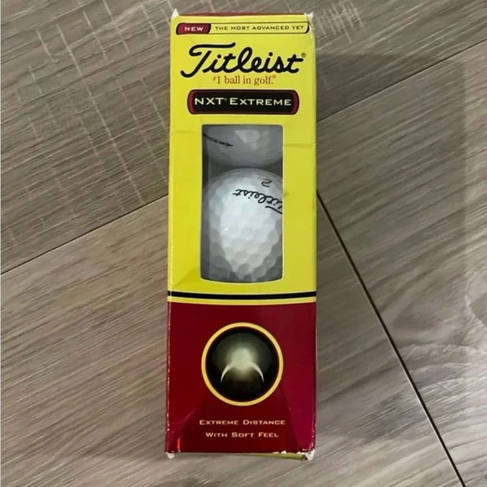 Titleist NXT Extreme Sleeve of White Golf Balls